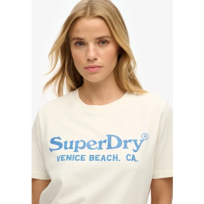 Afbeelding van Superdry VENUE METALLIC RELAXED TEE Dames T shirt