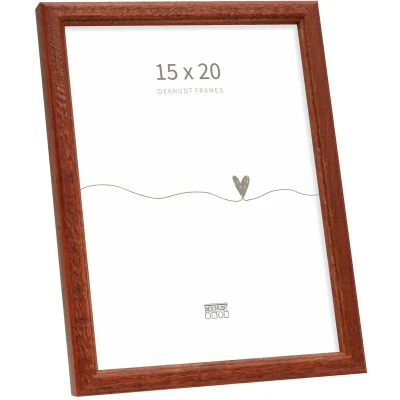 Afbeelding van Deknudt Donkerbruine houten fotokader 15x20 S236H3