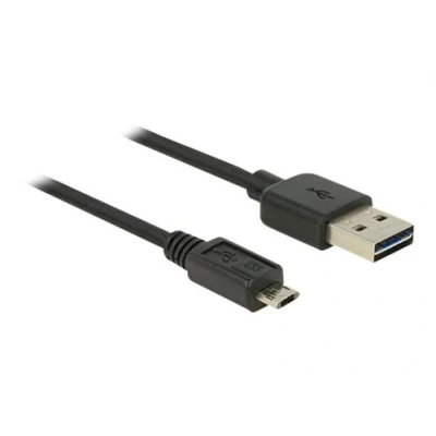 Image de Delock EASY USB Câble Micro de type B (M) pour 2 m noir