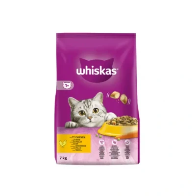 Afbeelding van Whiskas Brokjes Adult Kip Kattenvoer 7 kg