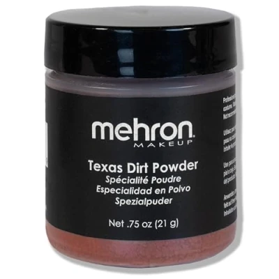 Afbeelding van Mehron Specialty Powder Texas Dirt voor het aanbrengen van vegen en vlekken 32 g