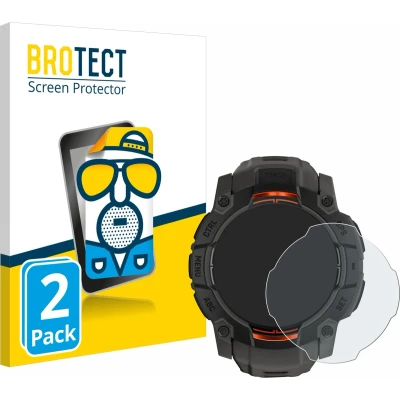 Afbeelding van BROTECT Entspiegelungsfolie Displayschutz Displayschutzfolie Folie Matt, Smartwatch beschermfolie, Zwart