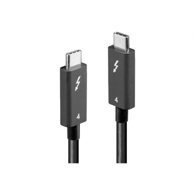 Image de Lindy Câble Thunderbolt 24 pin USB C (M) pour 4 20 V 5 A 2 m Alimentation (100 W), support 8K, double prise en charge 4K60 Hz, actif noir