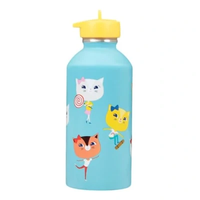 Afbeelding van Draeger Paris Drinkfles van roestvrij staal voor kinderen, kittens