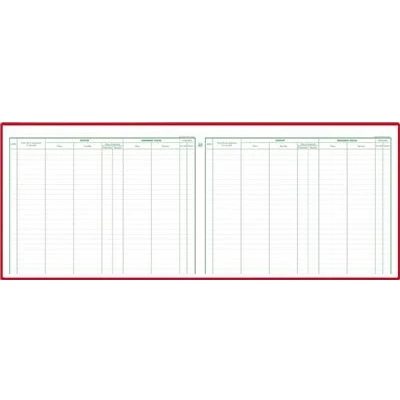 Image de Piqûre Exacompta Registre des visites 25x32cm 25 lignes 80p