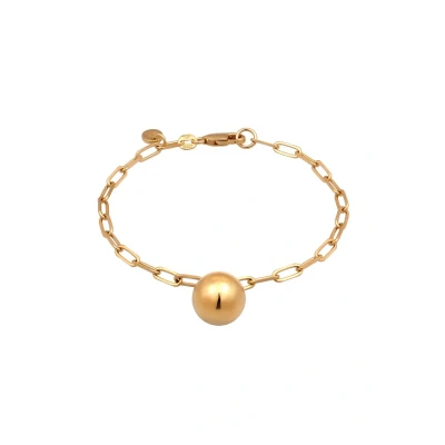 Afbeelding van Elli Kugel Armband, Dames, Maat: 16, Gold