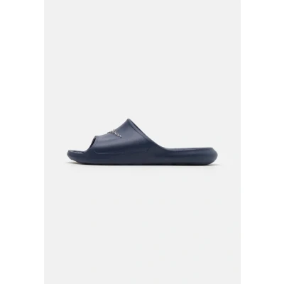 Afbeelding van Nike Sportswear Victori ONE Shower Slide Badslippers Midnight navy/white, Heren, Maat: 47.5, navy/white Kunststof