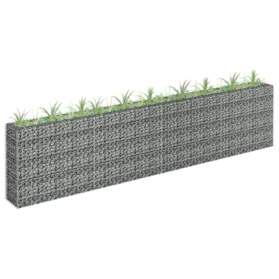 Afbeelding van Gabion plantenbak verhoogd 360x30x90 cm gegalvaniseerd staal