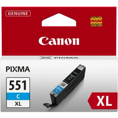 Afbeelding van Canon CLI 551C XL Inktcartridge Cyaan Hoge capaciteit