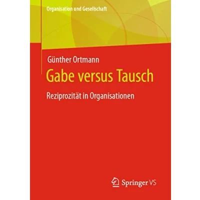 Afbeelding van Organisation und Gesellschaft Gabe versus Tausch