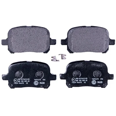 Afbeelding van HELLA 8DB 355 009 351 Remblokkenset Met akoestische slijtagewaarschuwing TOYOTA: Previa / Estima II, Solara I Convertible, LEXUS: RX