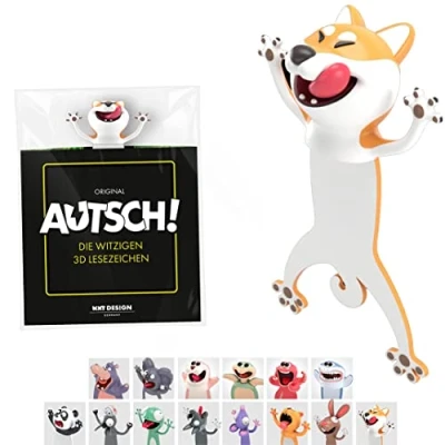 Afbeelding van KXT Grappige 3D bladwijzer, grappig cadeau voor kinderen en volwassenen (hond)
