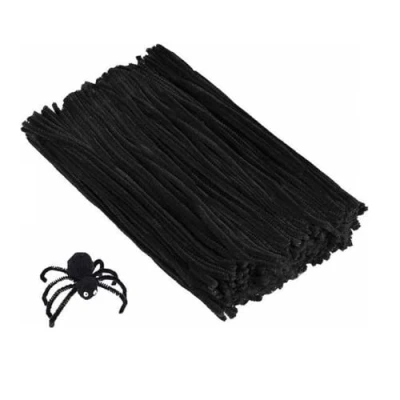 Afbeelding van arkCRAFT 100 stuks pijpenragers in verschillende maten en kleuren (150 mm x 4 mm, zwart)