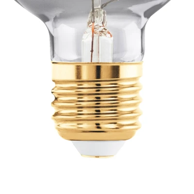 Afbeelding van EGLO LED Lamp E27 Ø 6 cm G60 Smoke 2000K Dimbaar