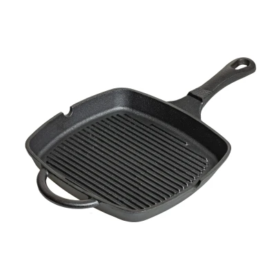 Afbeelding van Blackwell Grillpan Gietijzer 23 x cm Zonder anti aanbaklaag