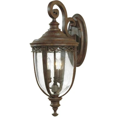 Afbeelding van Bohemian Wandlamp Steady Lighting Metaal E14 L: 32.5cm Voor Buiten Woonkamer Eetkamer Brons