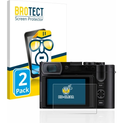 Afbeelding van BROTECT Screenprotector voor Leica Q3 / 43 Folie Beschermfolie transparant (2 Stuks)
