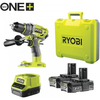 Afbeelding van RYOBI R18PD7 220B 18V ONE+ Brushless accu klopboorschroefmachine 85Nm in transportkoffer (2x 2,0Ah + lader) 5133004295