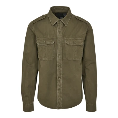 Afbeelding van Brandit vintage shirt met lange mouwen en korte mouwen, maten S tot 7 XL