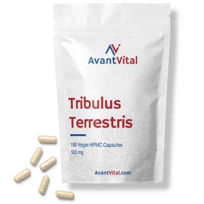 Afbeelding van Tribulus Terrestris 500 mg 180 Vegan Capsules