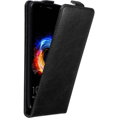 Afbeelding van Cadorabo Hoesje geschikt voor Honor 8 PRO in ZWARTE NACHT Beschermhoes flip design Case Cover met magnetische sluiting