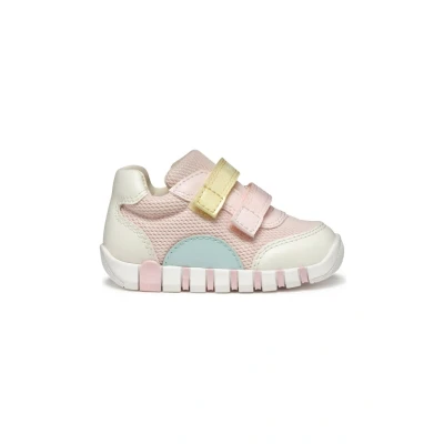 Afbeelding van Geox B Iupidoo Girl A Basketmeisje, Roze (Lt Pink Watersea)
