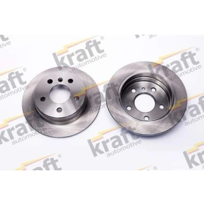 Afbeelding van KRAFT 6051120 Remschijf 258, 258,0 8,0 5 volledig MERCEDES BENZ: B Class, A Class