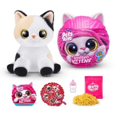 Afbeelding van Pets Alive Geslagen kittens, (Minx) Ultrazacht, interactief, elektronisch huisdier, 9541J