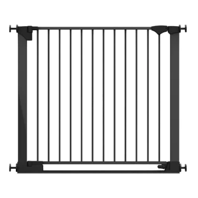 Afbeelding van Safetots SafeStep Traphekje, Zwart, 96cm 103cm, Extra Laag Doorloop, 81cm Brede Deuropening, Eén Stuk Traphekje voor Trappen, Gangpaden en Deuren, Baby Peuter