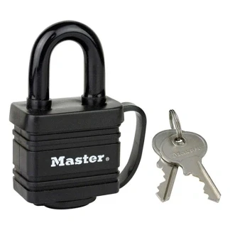 Afbeelding van Hangslot MasterLock stiftcilinder gelamineerd staal 40mm