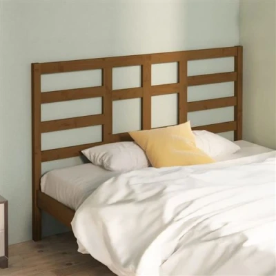 Afbeelding van Hoofdbord 156x4x104 cm massief grenenhout honingbruin