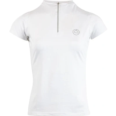 Afbeelding van Montar Poloshirt Everly Crystal Logo Wit XL