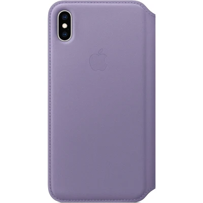 Afbeelding van Apple Flip Cover Leather Folio Iphone Xs Max Lila (mvfv2zm/a)