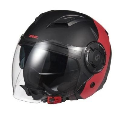 Afbeelding van KSK ULTRARED004 Jethelmen XL, 60 cm rood/zwart ECE 22.06 voor de zomer