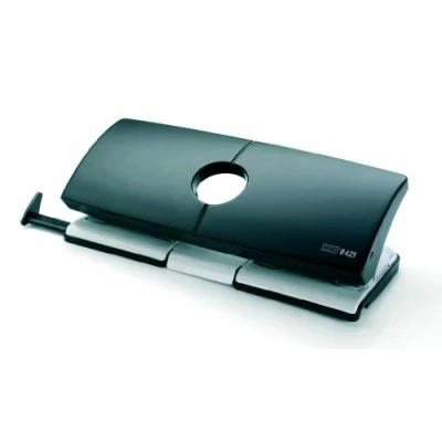 Afbeelding van Novus perforator B425 dubbel voor 25 vel met aanleg grijs