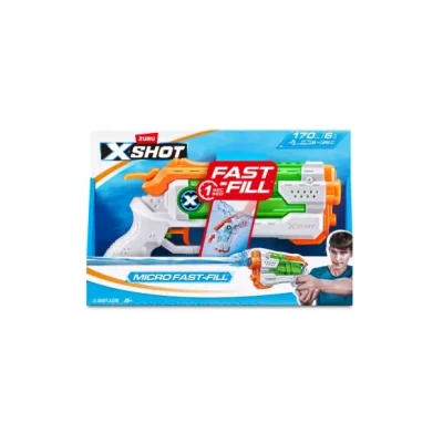 Afbeelding van ZURU XSHOT Fast Fill Micro Water Blaster Waterpistool Outdoor spel Snel vullen Schiet tot 8m 56220 2023