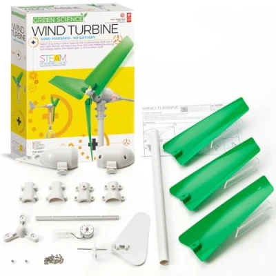 Afbeelding van 4m Kidzlabs Windturbine Bouwpakket