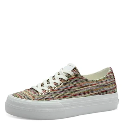 Afbeelding van Tamaris Dames 1 23744 42 damessneakers, Goud, 40 EU