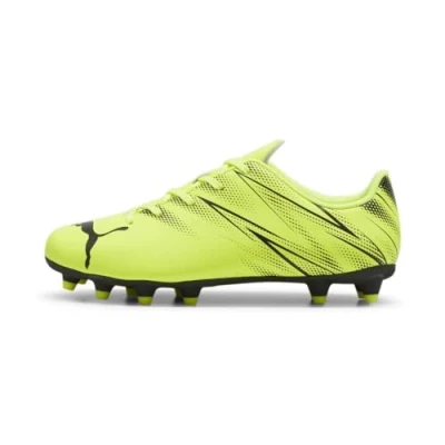 Afbeelding van PUMA Attaanthe Fg/Ag Jr Voetbalschoenen, uniseks, kinderen, Elektrische citroen zwart, 24 EU