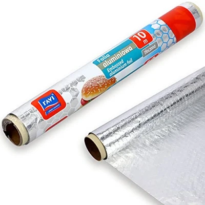 Afbeelding van Ravi Ontbijt en gebakrol van geperst aluminium, 1000 cm, Eén maat