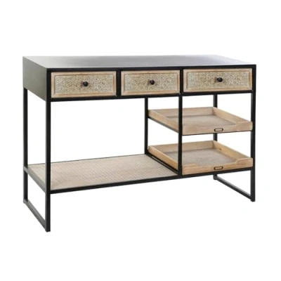 Afbeelding van Console Home ESPRIT Bruin Zwart Hout Metaal 120 x 38 80 cm