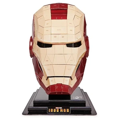 Image de Puzzle 3D 4D Build Casque Iron Man Marvel
