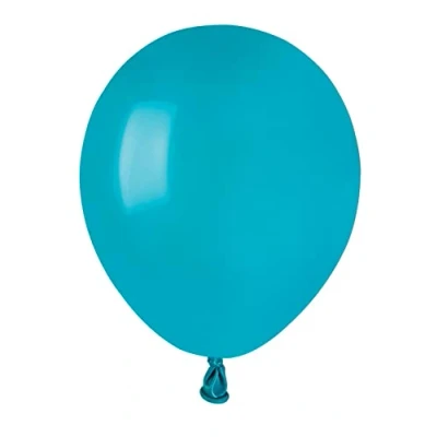 Afbeelding van Ciao Set van 100 hoogwaardige natuurlijke latexballonnen A50 (Ø 13 cm/5 inch) turquoise groen