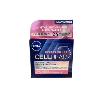 Afbeelding van NIVEA Hyaluron Cellular Filler Anti Age Night Cream Nachtcrème Gezicht, Nek 50 ml