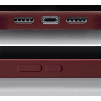 Afbeelding van Mobilize Rubber Gelly Card Case Apple iPhone 15 Pro Max Matt Bordeaux