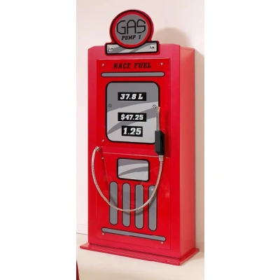 Afbeelding van Vipack Benzinepomp kast rood