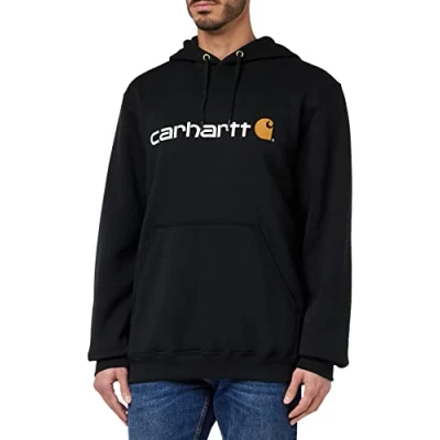 Afbeelding van Carhartt Sweatshirt Signature Logo Midweight Black XXL