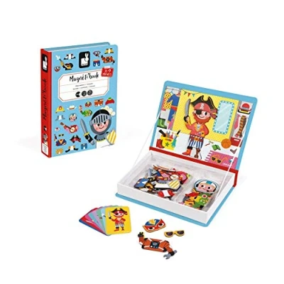 Image de Jeu Janod Magnéti’Book Déguisement Garçon 36 magnets Bleu