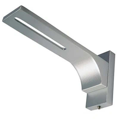 Afbeelding van Bestlivings Wandhouders voor gordijnrail van aluminium, zilverkleurig, 12 cm