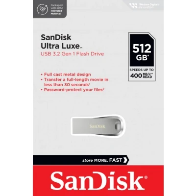 Afbeelding van Sandisk Usb 3.1 stick Ultra Luxe 512 Gb